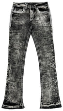Waimea ' Ripple' Stacked Denim (Black Wash) M5800DA - FRESH N FITTED