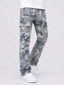 Kind Red 'Rhinestone Camo' Stacked Pants (Green Camo) KD2228