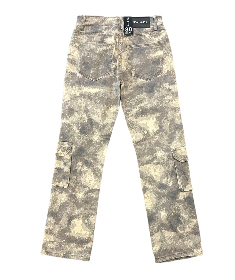 Waimea Relaxed Fit With Multiple Pockets Pants (Camo) M8025T - Fresh N Fitted Inc