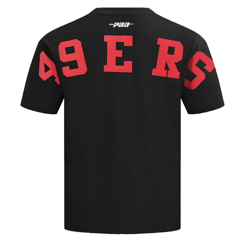 Pro Standard 'San Francisco 49ers Wingspan' Drop Shoulder T-Shirt (Black) FS41410470