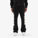 Copper Rivet 'Saints' Mohair Pearl Stacked Sweat Pants (Black) 531581 - FRESH N FITTED