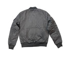 Bleecker & Mercer 'Privileged' Gothic Letter Bomber Jacket (Black) J470 - FRESH N FITTED
