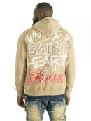 Frost Originals 'Sinners' Oversized Hoodie in Mocha