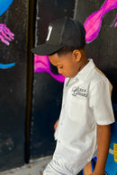 Jordan Craig Kids ‘Oakland Mechanic’ Short Sleeve Button Up Shirt (White) 2061K - FRESH N FITTED