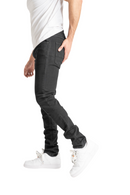Spark Stretch Basic Denim (Jet Black) S3027 - FRESH N FITTED
