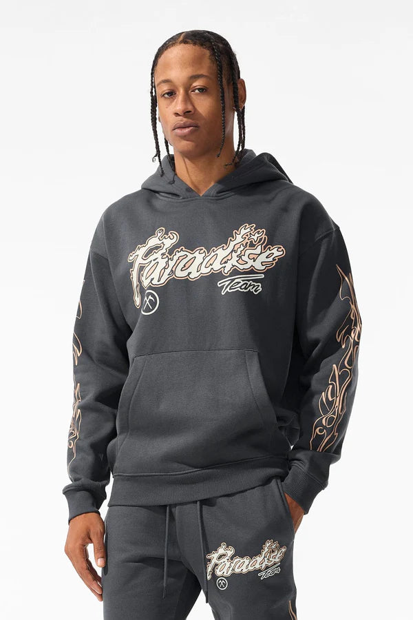 Jordan Craig 'Paradise Tour' Pullover Hoodie (Charcoal) 8241H