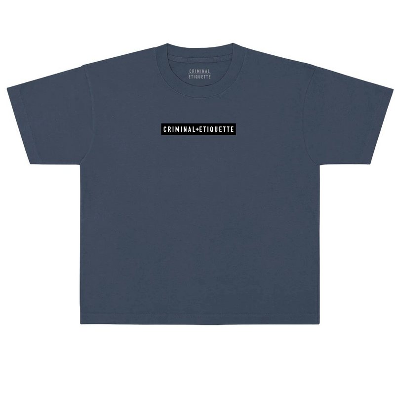 Criminal Etiquette 'CRMNL CREW' T-Shirt (Blue)