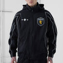 SYIP 'Hooligan Track Jacket' W/ Hood Removable (Black) 8807H - FRESH N FITTED