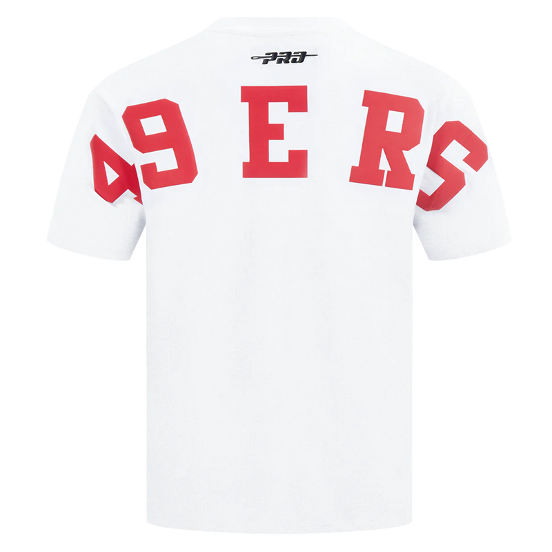 Pro Standard 'San Francisco 49ers Wingspan' Drop Shoulder T-Shirt (White) FS41410470