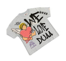 DUAA 'We Love' Rhinestone T-Shirt in Blue