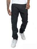 Makobi 'Berteli' Cargo Pants (Black) M1737 - FRESH N FITTED