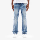 Copper Rivet 'Cross Hatch' Flare Denim (DSB) 533017 - FRESH N FITTED