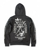 Highly Undrtd 'Above All' Rhinestone Zip-Up Hoodie (Black) UF5604 - FRESH N FITTED