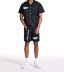 Concept LA 'Concept 11' Shorts (Black/Blue) CSET_BOT6 - FRESH N FITTED