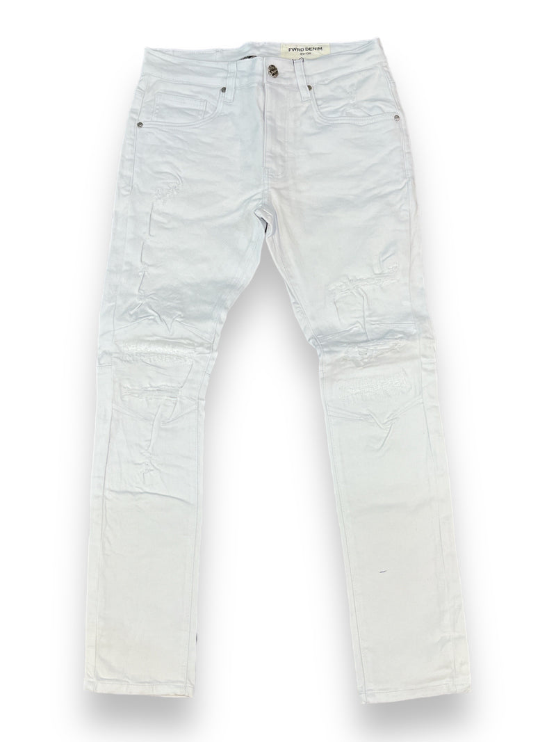 FWRD 'Washed Up' Denim (White) FW-33484 - Fresh N Fitted Inc 2