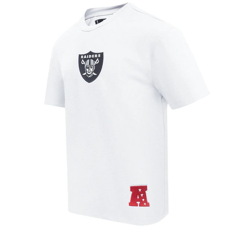 Pro Standard 'Las Vegas Raiders Wingspan' Drop Shoulder T-Shirt (White) FOR41410452