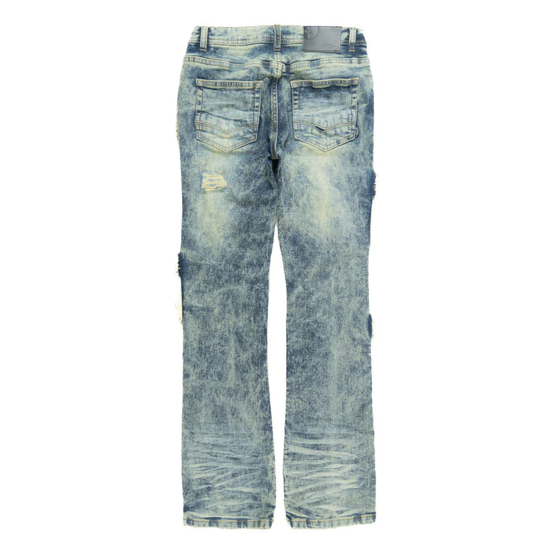 Makobi Kids "Cesare" Stacked Denim (Vintage) B1968