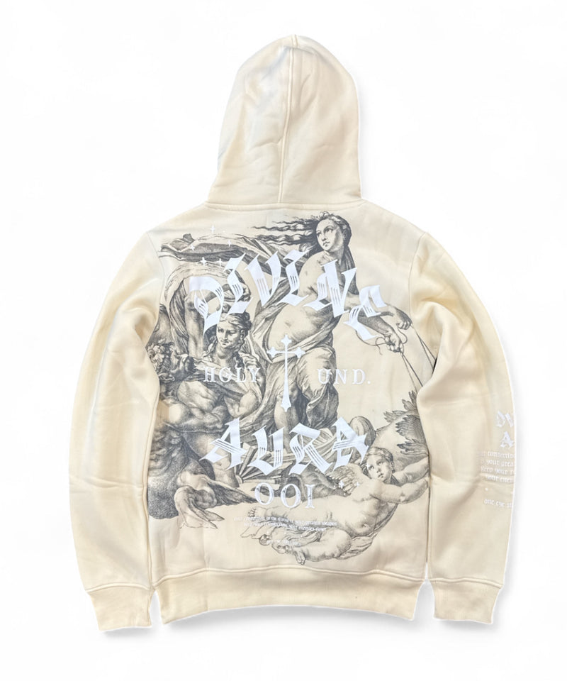 Highly Undrtd 'Divine Aura' Hoodie (Ivory) UF5603 - FRESH N FITTED