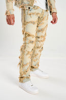 Taker 'Distressed Pattern' Slim Straight Denim (Tint) T4032 - FRESH N FITTED