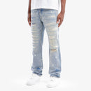 VOYAGE STUDIO ‘Stone On Repair’ Full Rhinestone Straight Fit Denim (LSB) 53P10 - FRESH N FITTED