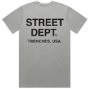 PG Apparel 'Street Dept' T-Shirt (Storm Gray) STDPT100 - FRESH N FITTED