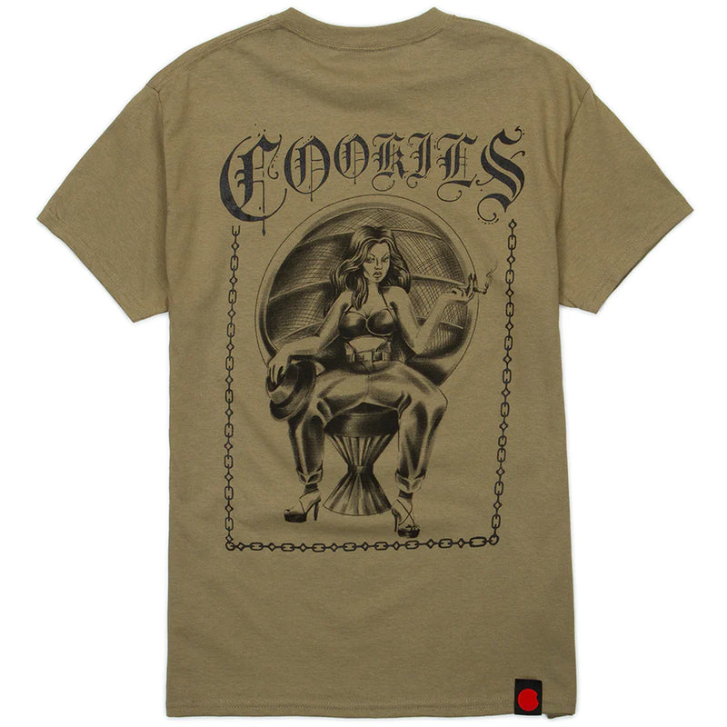 Cookies 'Angel' T-Shirt (Safari Green) - Fresh N Fitted Inc