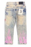 FWRD Kids 'Dreams' Slim Straight Denim in Lt.Tint
