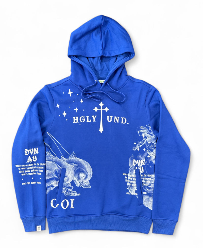 Highly Undrtd 'Divine Aura' Hoodie (Royal) UF5603 - FRESH N FITTED