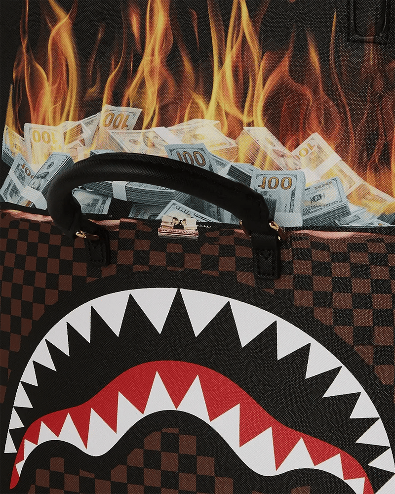 SPRAYGROUND 'Bag Of Money On Fire' Backpack (910B7675NSZ) - FRESH N FITTED