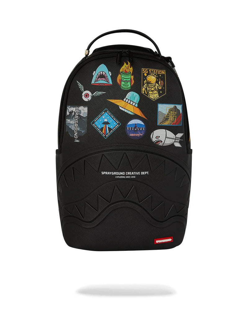 SPRAYGROUND 'Sharkmouth Embossed W/ Patches' Backpack (910B8286NSZ) - FRESH N FITTED