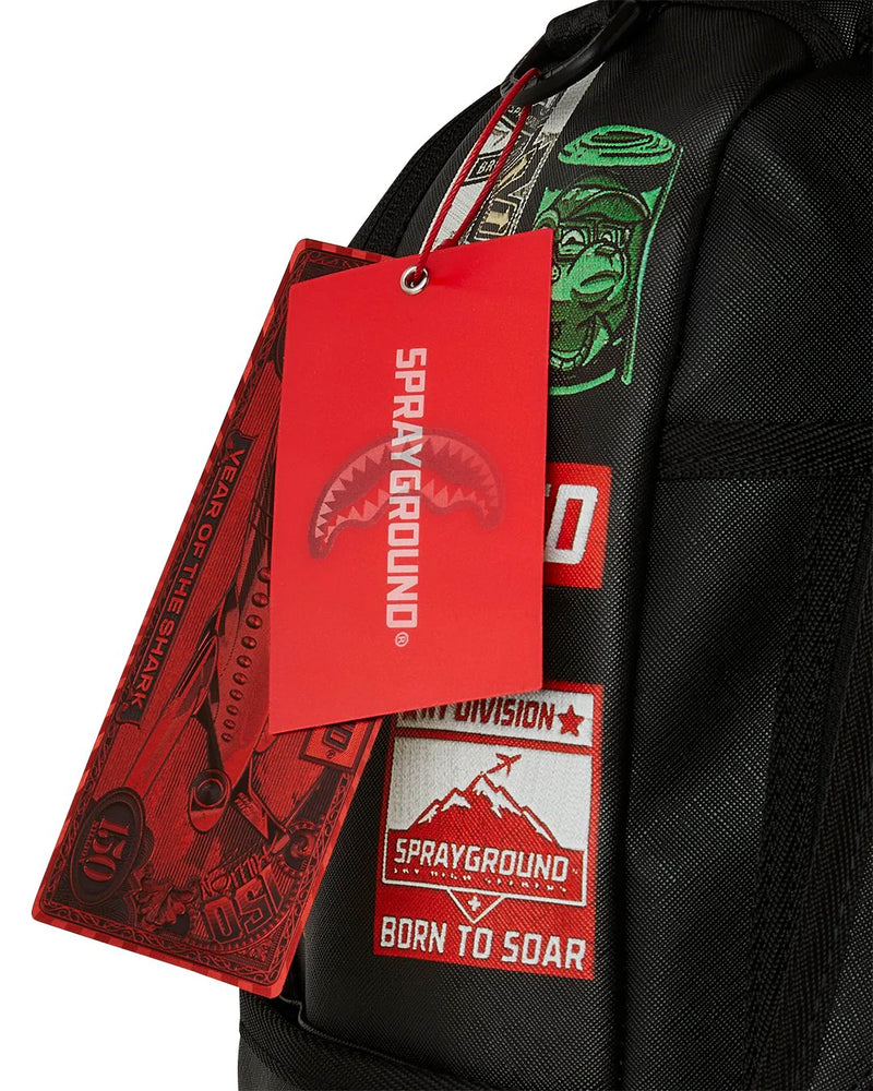 SPRAYGROUND 'Sharkmouth Embossed W/ Patches' Backpack (910B8286NSZ) - FRESH N FITTED
