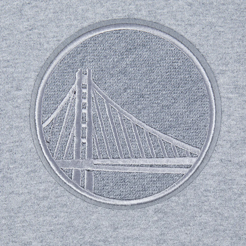 Pro Standard Golden State Warriors Reverse French Terry Fleece Hoodie (Dark Heather Grey) BGW5515877