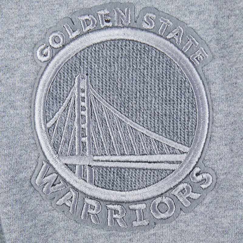 Pro Standard Golden State Warriors Reverse French Terry Fleece Hoodie (Dark Heather Grey) BGW5515877