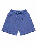 Black Label Kids 'Bling' Shorts (Dye Blue) - FRESH N FITTED