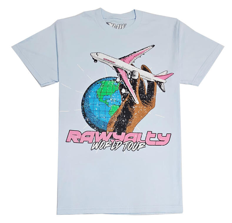 Rawyalty 'Worldwide' T-Shirt (Aqua) RMT-000