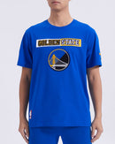 Pro Standard Golden State Warriors 'Split Logo' T-Shirt (Royal Blue) BGW1515689 - FRESH N FITTED
