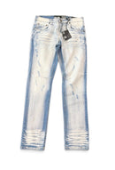 Spark Slim Fit Stretch Denim jeans in dark wash, showcasing the fitted style and classic denim texture.
