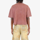 Copper Rivet 'Destroy Eagle' Oversize Crop T-Shirt (Brown) 511024 - FRESH N FITTED