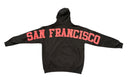 Pro Standard 'San Francisco 49ers Wingspan' Drop Shoulder Hoodie (Black) FS45410468 - FRESH N FITTED