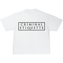 Criminal Etiquette 'Keep Your Hands Clean' T-Shirt (White) - FRESH N FITTED