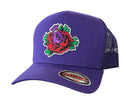 Muka 'Rose' Trucker Hat (Purple) TN5331 - FRESH N FITTED