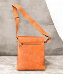 WK Side Bag w/Zipper in Brown