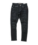 Copper Rivet Kids 'Rip & Repair' Denim (Black) 413015B - FRESH N FITTED