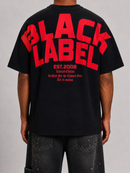 Black Label 'Premium' T-Shirt In Black