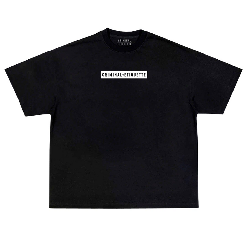 Criminal Etiquette 'CRMNL CREW' T-Shirt (Black)