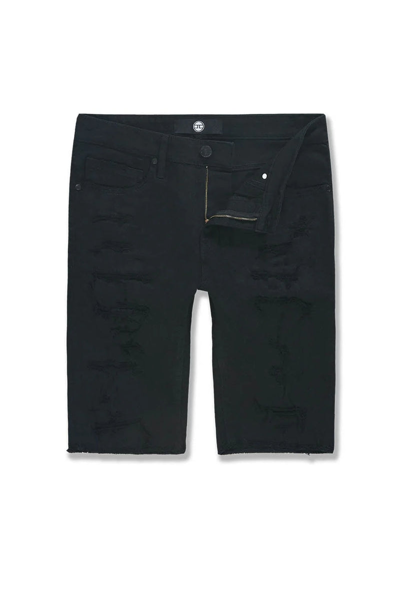 Jordan Craig 'Tulsa' Twill Denim Shorts (Black) J3219S - FRESH N FITTED