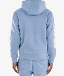 Copper Rivet 'Saints' Mohair Pearl Embroidery Zip Hoodie (Light Blue) 531081 - FRESH N FITTED