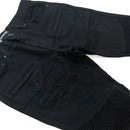 Makobi Kids 'Rick Biker' Denim (Black) B1786