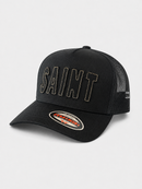 MUKA 'Saint Fabric' Trucker Hat (Black) T5622B