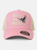 MUKA 'Rise And Grind Dove' Trucker Hat (L.Pink/Ivy) T5615B